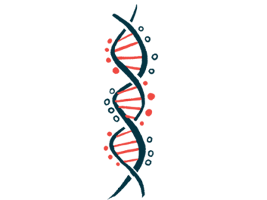 This is an illustration of a DNA strand.