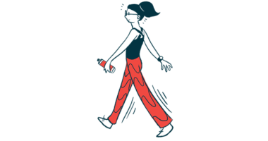 AT-GAA, Pompe experimental treatments | Pompe Disease News | illustration of woman walking