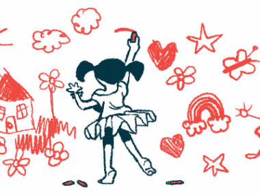 Pompe disease treatment | Pompe Disease News | illustration of little girl drawing pictures