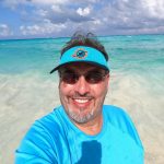 Dwayne Wilson selfie with beach in background