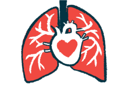 An illustration of the heart and lungs is shown.