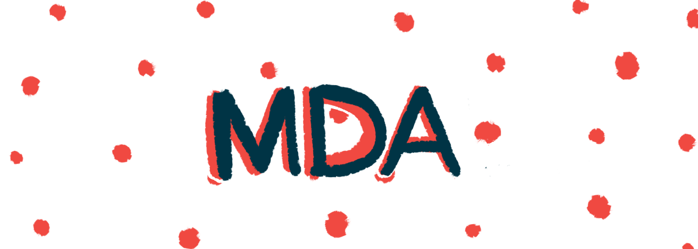 A banner for the Muscular Dystrophy Association’s (MDA) Clinical & Scientific Conference