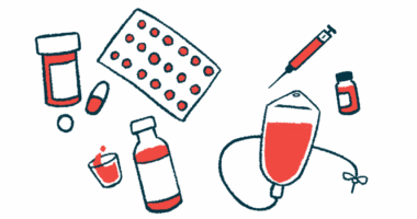 An array of treatment types, from pills and capsules to an intravenous medication drip, are pictured.